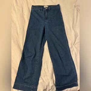 Madewell Wide Legged Slim Emmett Full Length Denim - Size 28
